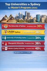 Top 5 Universities in Sydney for Masters