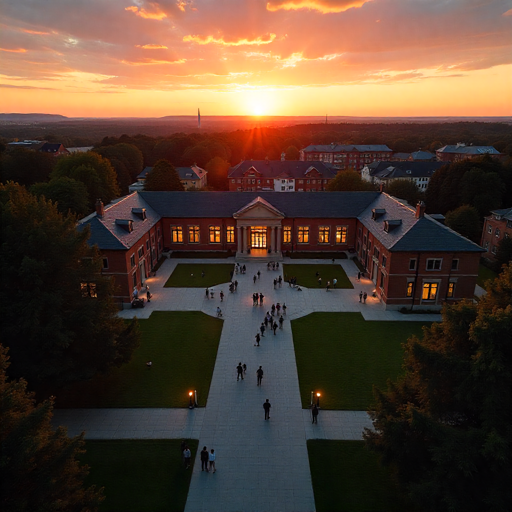 Cost breakdown of St. Gallen MiM program, financial charts, modern office setting, serious mood.